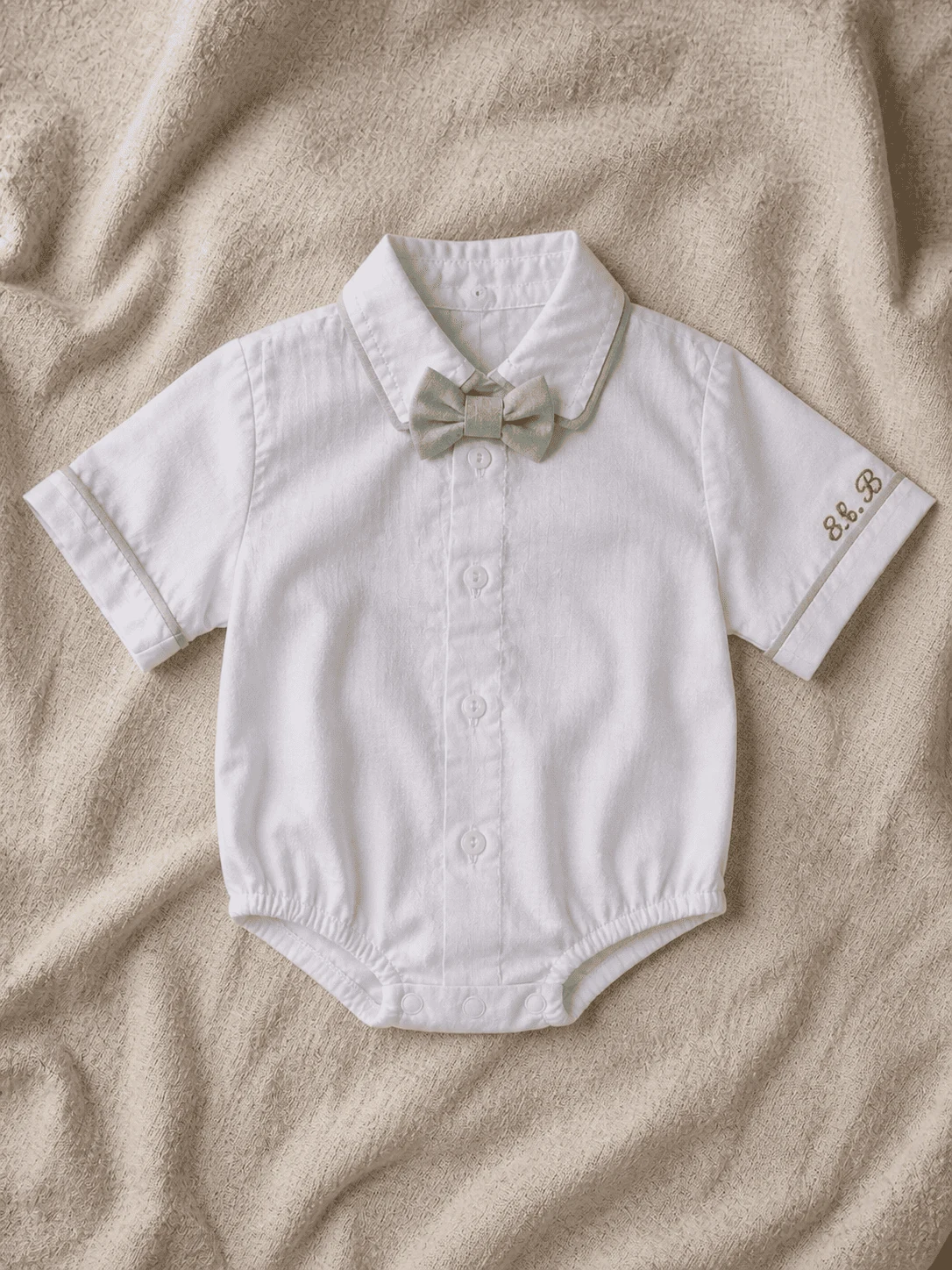 Camisa Body do Conjunto Versátil · peça-âncora pra bebê · 3 aulas dedicadas · gola entretelada · botões de pressão entre as pernas · grade 1 mês a 2 anos